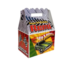 Hot Wheels Race Car Party  Personalized Gable Box Party Favor