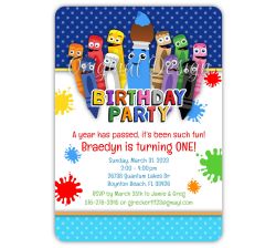 Babyfirst 1st Birthday Party Invitation