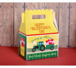John Deere Tractor Valentine's Day Treat Box
