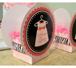 MADE-TO-MATCH Pair of Personalized Baby Shower Table Centerpieces