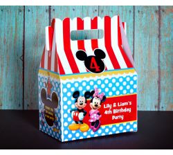 Mickey Mouse and Friends Party Gable Favor Box