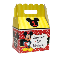 Mickey Mouse Classic Party Gable Favor Box