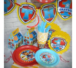 Paw Patrol Birthday Ultimate Personalized Party Pack for 12