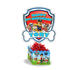 Paw Patrol Personalized Large Table Centerpiece