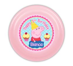 Peppa Pig Personalized Party Plate, 7 inch, 12 count
