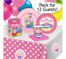 Peppa Pig Personalized Party Pack