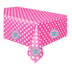 Pink Polka Dot Doc McStuffins Party Table Cover