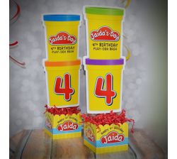 Play-Doh Birthday Party Large Personalized Table Centerpiece