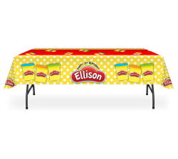 Play-Doh Party Heavy Vinyl Personalized Table Cover