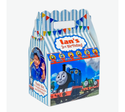 Thomas the Train Birthday Party Favor Gable Box