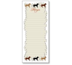 Wild Horses List Pad