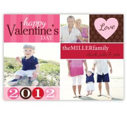 Classy Collage Valentine’s Day Multi Photo Card