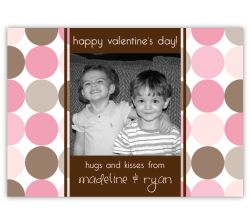 Disco Dots Valentine's Day Photo Card