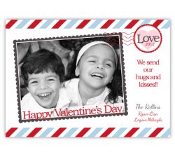 First Class Love Letter Valentines Photo Card