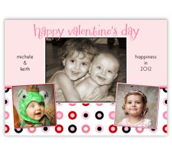 Silly Spots Valentine's Day Photo Card