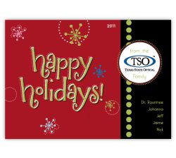 Dottie Dots Corporate Holiday Card