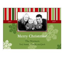 Classic Whimsy Photo Christmas Card