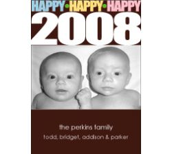 Happy Happy Happy 2009 Photo Card
