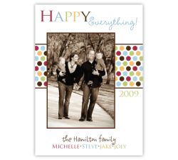 Metro Dots Happy Everything Photo Card
