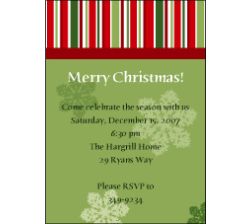 Classic Whimsy Christmas Invitation, 16 count